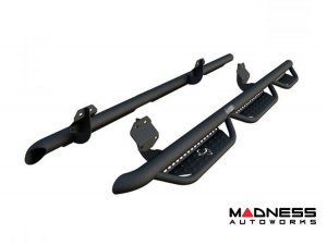 Ford F-250 Super Duty Side Steps - Midnight Running Steps - Extended Cab - 6'6" Bed